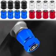 4pcs Aluminum Alloy Hexagonal Car Tyre Cap Car Logo Wheel Tire Leak-proof Cap for Toyota Camry Corol