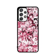 Casing Case Samsung Galaxy A22 A32 A42 A52 A72 A23 A33 A53 A73 5G Ahegao Pink DF340