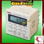 +ANLY timer APT-9S 7days weekly programmable digital timmer Taiwan(AC/DC 100~240v or 12~48v) Citi Fa