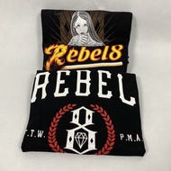 Rebel 8 rebel8 刺青 紋身 街頭 黑色 短袖 T恤