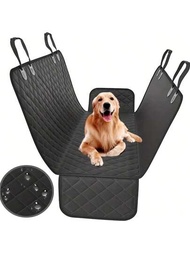 終極防水和防刮傷的寵物汽車座椅套：耐用的防滑設計,保護汽車和卡車免受寵物髒亂的侵害
