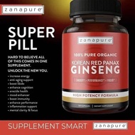 100% Original Products.120 Capsule.Health Potency Ginseng Root Extract Powder,Energy,Focus,Vitality Supplement