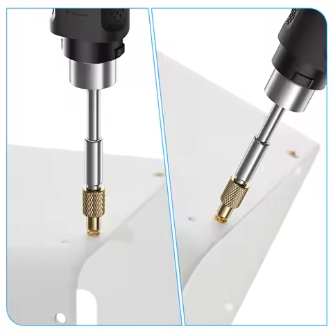 FNIRSI HS-02A Electric Soldering Iron Set with Heat Insert Nut Kit M2-M8, C245 Compatible Tips for 3