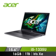 宏碁 ACER Aspire 5 筆記型電腦 15.6" (i5-1335U/16GB/1TB/Iris Xe/W11) 灰【優質良品】 A515-58M-5164 (13代)
