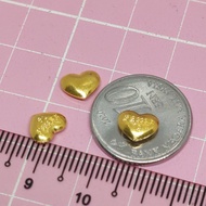 Murni Mewah Emas999.9, Gold Bar Love Shape Bean 200059 0.8 cm Pd
