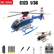 RC ERA C123 1/36 6CH RC Helicopter Dual Motor Full Proportion Brushless Helicopter Optical Flow Loca