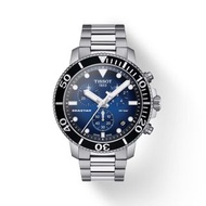 🔥🔥🔥 天梭T120六針最新款， TISSOT SEASTAR 1000 CHRONOGRAPH T120.417.11.041.02，錶盤  時、分、小秒針、秒、日期顯示，表徑45mm！防水300米