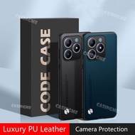 Realme C61 2024 Luxury Plain Skin Leather Phone Covers For Realmi C61 4G C63 Realme C61 RealmeC61 C 
