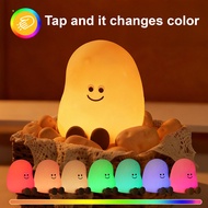 Tenthousand Kids Night Light with 3 Brightness Levels And 7 Color Modes Potato Design Soft Silicone 