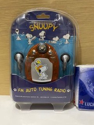 Snoopy FM Auto Tuning Radio 棒球史路比收音機