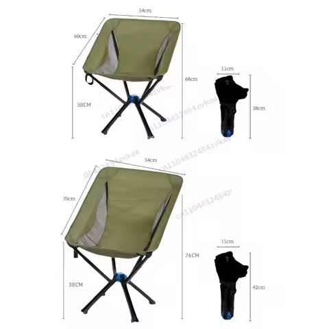 Outdoor Portable Quick Open CLIQ Chair Lightweight Folding Aluminum Fishing Backpacking Beach Campin