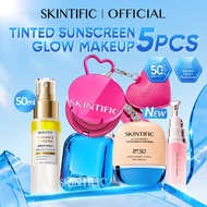 [Makeup Set]SKINTIFIC GLOW PERFECT MAKEUP SET-Tinted Sunscreen+Pink Glow Perfect Cushion+TWC Powder+
