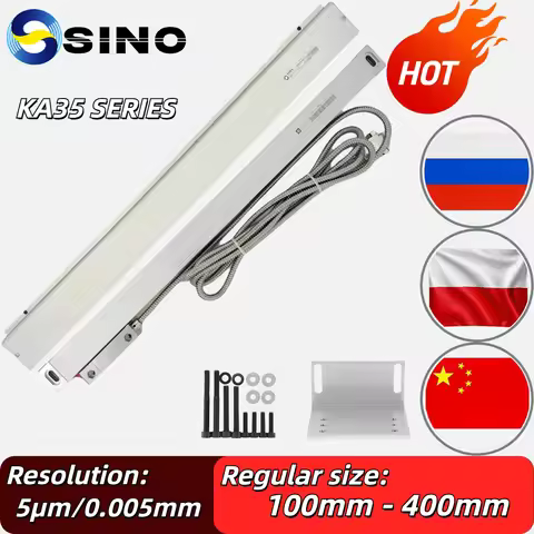 SINO DRO Linear Scale 5um TTL Lathe Mill Machine KA35 100mm 150mm 200mm 250mm 300mm 350mm 400mm Grat