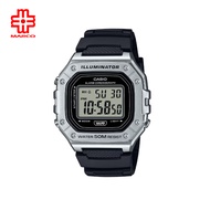 Casio General W-218HM-7AV Black Resin Band Men Watch