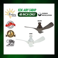 KDK Ceiling Fan (E48HP)/DC MOTOR/REMOTE, WIFI AND APPS CONTROL/3 ABS BLADE/ 1yr warranty from KDK SG