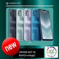Infinix Hot 10 Play (4+64GB) Original Infinix Smartphone