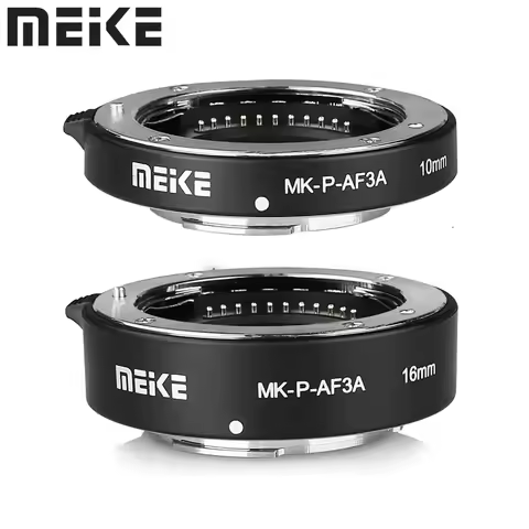 Meike AF Auto Focus Macro Extension Tube Adapter Ring for Olympus Panasonic Lumix M4/3 OM-D E-M1 E-M