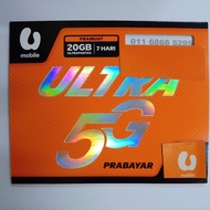 Umobile Vip number 011-68665295