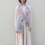 【精美包裝禮盒】超柔雪紡長絲巾加送絲巾扣套裝禮/絲巾扣客製化