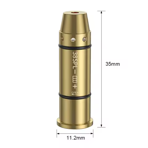 38SPL red dot laser training magazine dry fire tactical bullet trainer, suitable for pistol shooting
