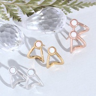 Opal Huggie Earrings - Opal Stone Earrings - LOULOUROSE