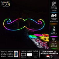 Neon Sign Logo Custom RGB Neon Flex RGB Neon Sign Image or Logo Neon Sign Mode RGB Neon Sign