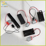 [Boomfashion] 130 Motor Kit With 2x Battery Storage Case And Switch 16500 RPM Mini Student DIY Elect