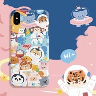 動物上太空IPhone Case⚡全包鏡頭位設計⚡(有出華為P20/P30/Nova 5/5 PRO)