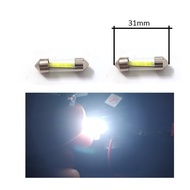 Led car trunk interior ceiling light in tubular form like a 31mm evenly bright zin light on both sid