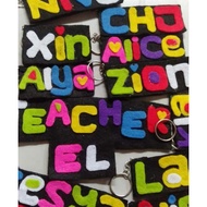 Diy Keychain Name Comel