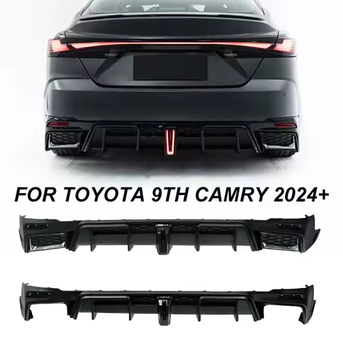For Toyota 9th Camry 2024+ Rear Bumper Lip Sport Body Kits Yofer Style Rear Diffuser Exterior Upgrad