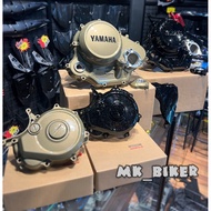 Y15ZR FZ CASING ENGINE GOLD CLEAR 2K POWDER HITAM YAMAHA GOLD 2K REPAINT FZ Engine Casing Gold 2K Pa