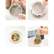 Bb7 - Sink Strainer Net for Waste and Food Waste, Contents 100 Pcs, Anti-Clog Sink Strainers ||