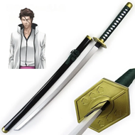 {tygkjgk} 41in/104cm Bleach Katana Swords Cosplay Prop Kurosaki Ighigo Peripheral Bleach Anime Rea