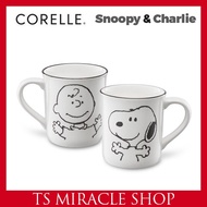 CORELLE KOREA Snoopy&amp;Charlie Mug cup 2P Set