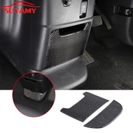 Soft Carbon Fiber Central Control Storage Box Panel Trim Sticker For Honda N-Box JF3 JF4 2017-2021 C
