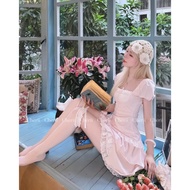 Coquette Pink Dress Set - Hyerii Set Ver.2 (Real photo taken by Chérii)