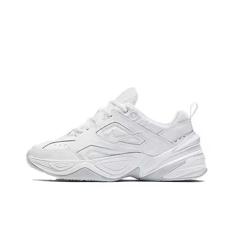 Nike M2K Tekno White Pure Platinum Low top Chunky Sneakers Women's White AO3108-100