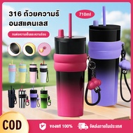 Sport Water Bottle 316 Stainless Steel Vacuum Insulation Keep Cold Hot 20H Leak Proof BPA Free For G