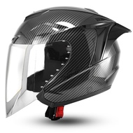 Bipplast Pro Z Carbon Half Face Helmet, Men's Motorcycle Helmet, SNI, Modern Motif