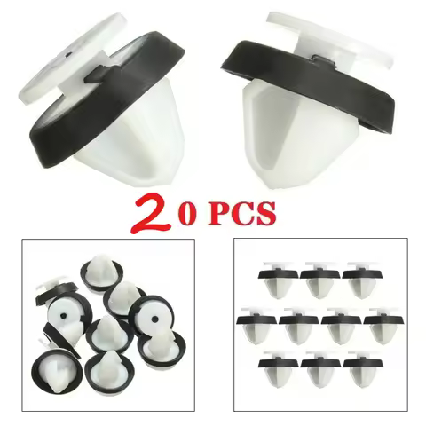 20Pcs Car Auto Bumper Fastener Retainer Push Door Panel Clips 9341PF 6991Y8 For Citroen C2 C8 C3 C4