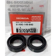 Front Shock Seal 27x39x10.5 GL 100 GL 125 Win 51490-149-840 Original