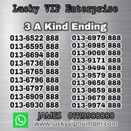 VIP Number, VIP Mobile Phone Number, Silver Number Series 3 A Kind 888, Prepaid Number, Digi, Celcom, Hotlink, XOX,