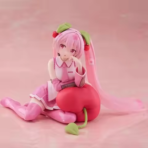 In Stock Original TAiTO Hatsune Miku ~Cherry Pillow Ver.~ PVC 13CM Anime Action Figures Model Collec