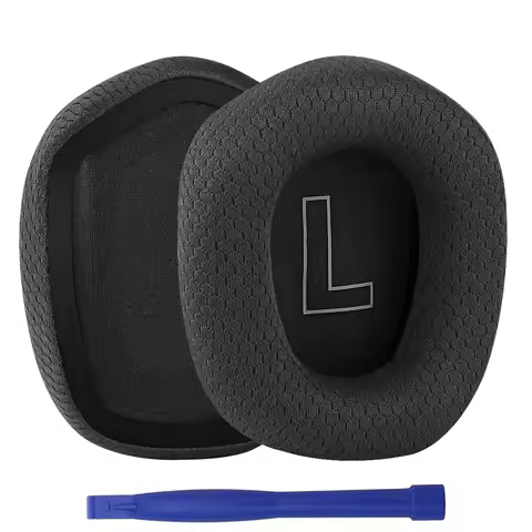 1 Pair Replacement Mesh Fabric Earpads Ear Pads Cushion Repair Parts For Logitech G733 G535 G335 Hea