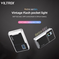musdoing-SG VILTROX  08X 8W RGB Photography Lamp Full Color LED Light Pocket Vlog 2500K-8500K Dimmab