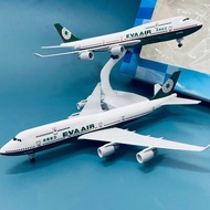 Boeing 747 EVA AIR Taiwanese Airlines | High-end Alloy Model 1/400 Scale with Seamless Wheels