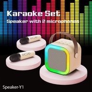 Y1 Portable Microphone Audio Integrated Microphone Home Karaoke Home Wireless Bluetooth Speaker Speaker Karaoke Set