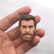 New style 1/6 Scale Uncle Logan Wolverine Wolf Head Sculpt Fit 12'' Action Figure AT012 Body for Gif