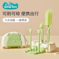 Set Scrub Baby Brush Cleaner 6xx Drain Travel Pack Bottle Holder Portable Baby Preferred Storage Box